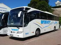 Mercedes Tourismo von Weigt aus Deutschland im Stadthafen Sassnitz am 30.06.2018