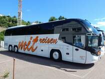 Neoplan Cityliner von mit Reisen aus Deutschland im Stadthafen Sassnitz am 30.06.2018