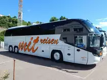 Neoplan Cityliner von mit Reisen aus Deutschland im Stadthafen Sassnitz am 30.06.2018