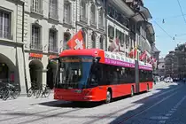 Hess Trolleybus 22, auf der Linie 12, fährt durch die Spitalgasse. Die Aufnahme stammt vom 24.06.2020.