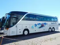 Setra 416 HDH von Lippe Bus aus Deutschland im Stadthafen Sassnitz am 01.07.2018