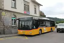 Postauto/Regie ZH-Unterland Nr. 341 (MAN A21 Lion's City) am 8.6.2020 beim Bhf. Pfungen