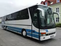 Setra 317 GT-HD der OVB Bischofsheim in Neubrandenburg am 07.07.2018