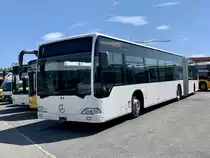 Ein MB Citaro G am 13.7.20 bei Interbus Kerzers.