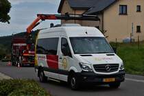 VU 4066, Mercedes Benz Sprinter von Voyages unsen nahe Wiltz. 14.07.2020