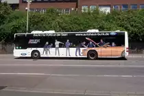 Wagen 15 der Völklinger Verkehrsbetriebe, am Hauptbahnhof Völklingen am 11.07.2020.