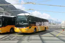 Postauto/Regie Chur GR 173 204 (MAN R12 Lion's Regio R12) am 6.7.2020 beim Bhf. Chur