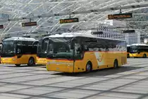 Postauto/Regie Chur GR 107 701 (VanHool T915 Atlino) am 6.7.2020 beim Bhf. Chur