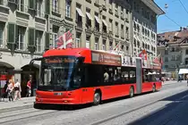 Hess Trolleybus 26, auf der Linie 12, bedient die Haltestelle Bärenplatz. Die Aufnahme stammt vom 24.06.2020.