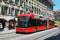 Hess Trolleybus 23, auf der Linie 12, bedient die Haltestelle Bärenplatz. Die Aufnahme stammt vom 24.06.2020.
