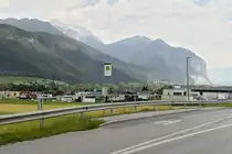 Haltestelle Inzing Sportplatz (Nordseite). Aufgenommen 25.6.2020.