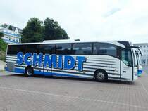 Mercedes Tourismo von Schmidt aus Deutschland im Stadthafen Sassnitz am 14.07.2018