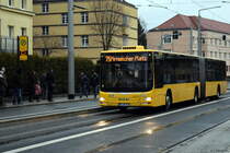 MAN NG363 Lion`s City GL am 13.01.2019 an der Hugo-Bürkner-Straße. Foto darf mit Genehmigung veröffentlicht werden.