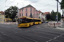 Solaris Urbino 18 am 05.07.2019 am Wasaplatz. Foto darf mit Genehmigung veröffentlicht werden.