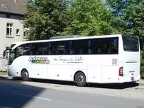 Mercedes Tourismo von Schönholzer Carreisen aus der Schweiz in Neubrandenburg am 20.07.2018
