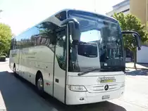 Mercedes Tourismo von Schönholzer Carreisen aus der Schweiz in Neubrandenburg am 20.07.2018