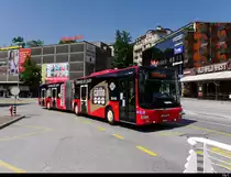 FART - MAN Lion`s City Nr.41 TI 323841 mit Werbung unterwegs in Locarno am 31.07.2020