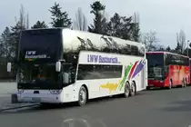 VanHool TDX 27 astromega von LWW Bustouristik GmbH in Berlin (Grüne Woche), Januar 2020.