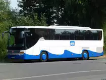 Setra 415 GT-HD von der Usedomer Bäderbahn in Stralsund am 22.07.2018