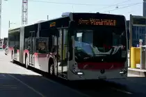 MB C2 G 8 der BGU am 6.8.20 als Bahnersatz von Fribourg, bei der Ankunft in Bern Europaplatz.