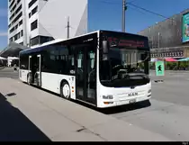 BLS Bahnersatz - Bern Westside nach Kerzers mit dem MAN Lion`s City  BE  708024 von Funi Car unterwegs in Bern Westside am 08.08.2020