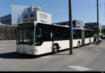 BLS Bahnersatz - Bern Westside nach Kerzers mit dem Mercedes Citaro von Interbus FR 300702 unterwegs in Bern Westside am 08.08.2020