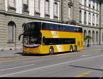 SBB Bahnersatz - Bern nach Freiburg mit dem Postauto Alexander Dennis Enviro 500 SG  443910 unterwegs in Bern am 08.08.2020