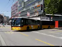 SBB Bahnersatz - Bern nach Freiburg mit dem Mercedes Citaro  BE  560407 von Postauto unterwegs in Bern am 08.08.2020