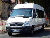 Mercedes Sprinter von Becker-Strelitz Reisen aus Deutschland in Neustrelitz am 26.07.2018