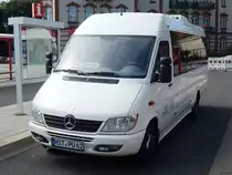 Mercedes Sprinter von Unger (ex Tonne) aus Deutschland in Neustrelitz am 26.07.2018