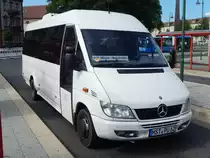 Mercedes Sprinter von Unger (ex Tonne) aus Deutschland in Neustrelitz am 26.07.2018