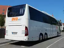 Mercedes Travego von BVB.net aus Deutschland in Neustrelitz am 26.07.2018