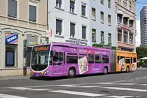 Mercedes Citaro 7017 (Hier noch ohne Betriebsnummer), auf der Linie 30, wartet an der Endstation am Bahnhof SBB. Die Aufnahme stammt vom 11.08.2020.
