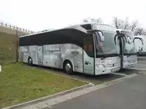 Mercedes Tourismo, Der Mannschaftsbus von FC Union Berlin ``Die Eisernen´´
Am 18.08.2017 auf dem Neudecker Weg Berlin.
