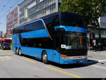 SBB Bahnersatz - Bern nach Freiburg mit dem Setra S 431 DT FR  300483 von Intertours ??? unterwegs in Bern am 08.08.2020