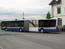 VZO - Mercedes Citaro Nr. 148 an der Ersatzhaltestelle am Bahnhof Feldbach am 29.7.20
