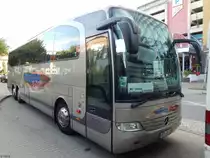 Mercedes Travego von Möbius Reisen aus Deutschland in Neubrandenburg am 30.07.2018