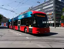 Bern Mobil - Hess E-Bus Nr.202  BE 724202 unterwegs in der Stadt Bern am 08.08.2020