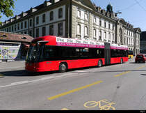 Bern Mobil - Hess Trolleybus Nr.22 unterwegs in der Stadt Bern am 08.08.2020