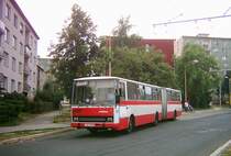 Karosa B741, Bj. 1993 Wagennummer 310, ex. DP Hradec Králové in Chomutov. (11.8.2004)