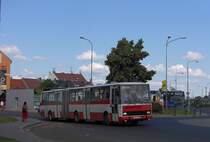 Karosa B741 #311 auf der Linie 1 in Chomutov. Dieser Wagen wurde in 2005 aus Hradec Králové gekauft und in 2008 verschrotten. (7.7.2006)