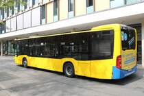 Stadtverkehr Rosenheim Mercedes Benz Citaro 2 am 13.08.20 in der Stadtmitte