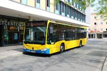 Stadtverkehr Rosenheim Mercedes Benz Citaro 2 am 13.08.20 in der Stadtmitte