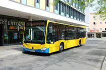 Stadtverkehr Rosenheim Mercedes Benz Citaro 2 am 13.08.20 in der Stadtmitte