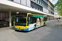 Stadtverkehr Rosenheim Mercedes Benz Citaro 2 am 13.08.20 in der Stadtmitte