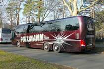Neoplan Tourliner von 'Pollmann Reisen GmbH'. Zur Grünen Woche, Berlin im Januar 2020. (Grüne Woche)