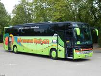Setra 416 GT-HD von Hörmann Reisen aus Deutschland in Waren am 30.07.2018