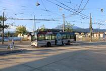 In Emmenbrücke beim Ende 2016 eingeweihten Bushub  Bahnhof Süd  sah ich den IVECO Urbanway der Auto AG Rothenburg, der auf der Linie 41 am 16.08.2020 zugeteilt wurde, am wenden. 