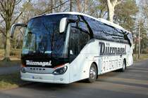 Setra S 515 HD von 'Dürrnagel GmbH'. Zur Grünen Woche, Berlin im Januar 2020.