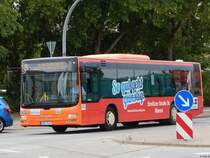 MAN Lion's City der MVVG in Waren am 30.07.2018
